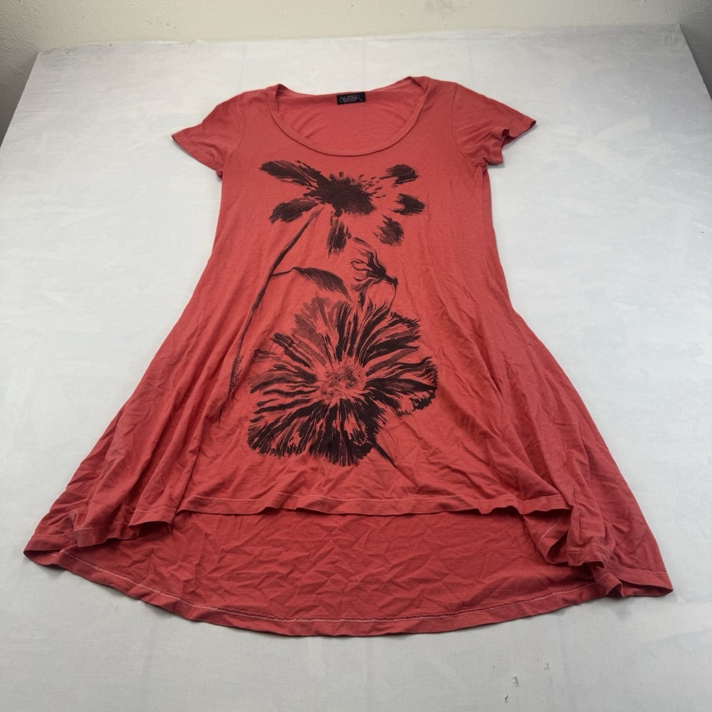 Lauren Moshi Beverly Hills Medium Y2K Rare floral high-low tunic